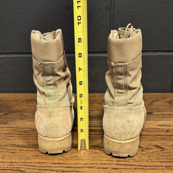 Belleville Tan Leather Tactical Desert Combat Boots Men’s 6.5 R - Picture 4 of 8